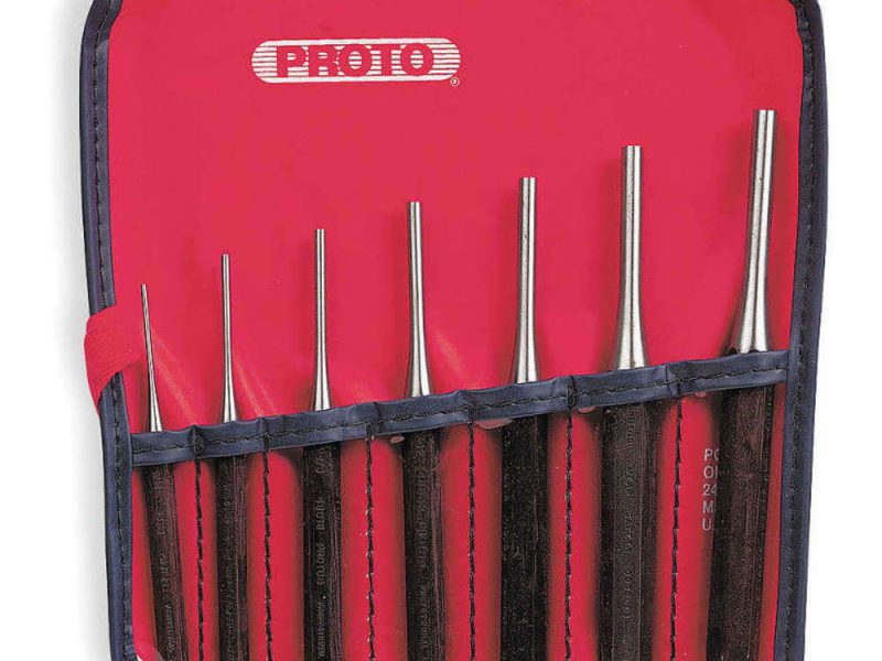 JGO DE PUNZONES DE PASADOR DE ALTA RESISTENCIA (7 PZS) CAT. NO. J48007