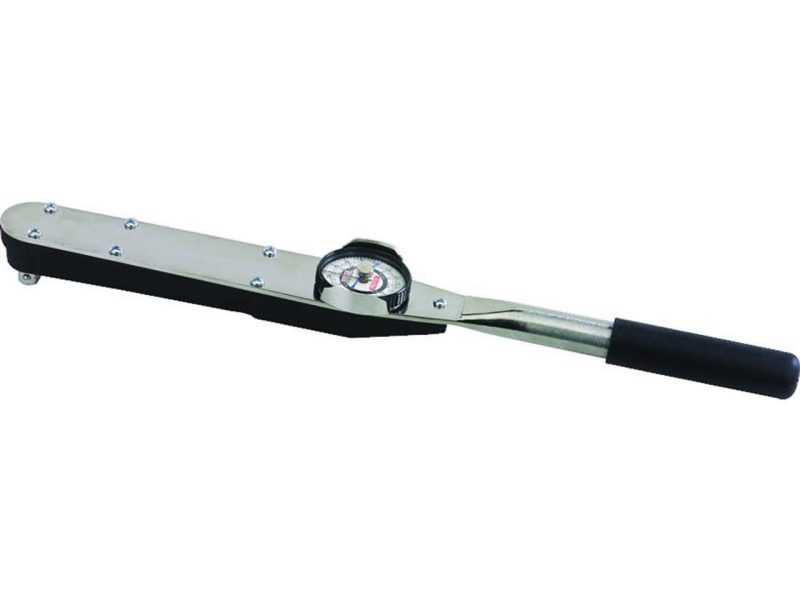 TORQUIMETRO DINAMOMÉTRICA DE DIAL C/ACCIONAMIENTO 1/2" 50-250 FT-LBS CAT. NO. J6125F
