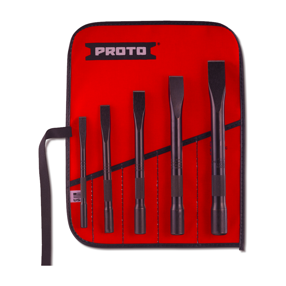 JGO DE CINCELES SUPER-DUTY DE 5 PIEZAS CAT. NO. J86000