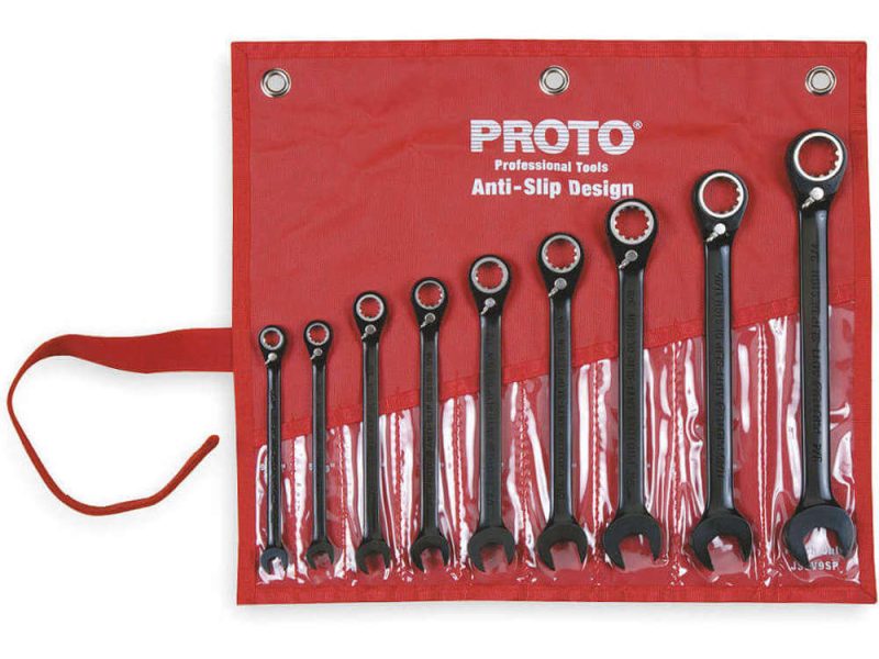 JGO /LLAVES DE TRINQUETE COMBINADAS REVERSIBLES (9 PZS) CAT. NO. JSCV-9S