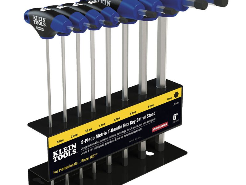 JGO. DE LLAVES ALLEN TIPO T 8 PIEZAS 6" CAT. NO. JTH68M