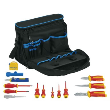 JGO DE HERRAMIENTAS STANDARD (15 PZS) C/BOLSO POLYTEX CAT. NO. KL905B15