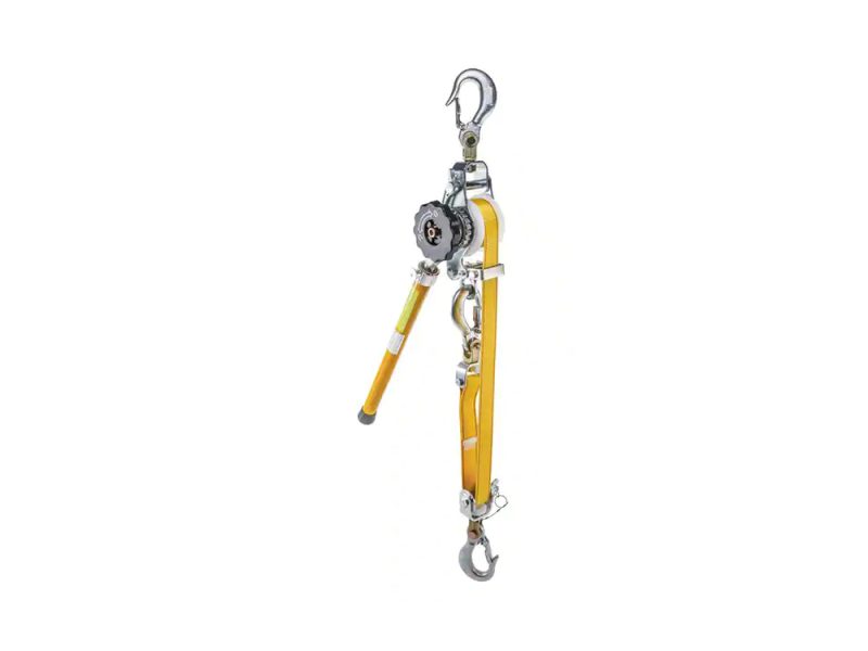POLIPASTO TIPO RATCHET C/AGARRADERA REMOVIBLE C/CORREA ENTRETEJIDA (3/4 - 1 -1/2) TON CAT. NO. KN1600PEX