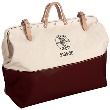 Bolsa de herramientas de lona con fondo alto de 22 " Cat. No. 5105-22