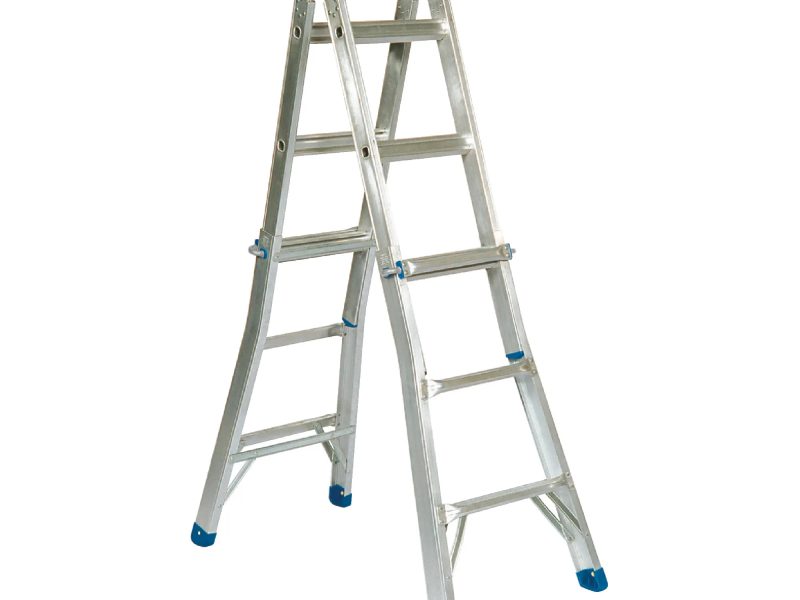 ESCALERA TIPO TIJERA 13'(2F) ALUMINIO MULTIP. (300 LBS) CAT. NO. L-2094-13