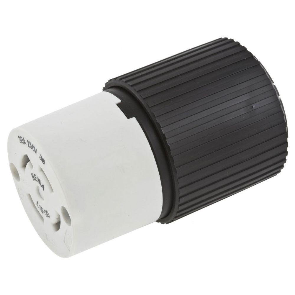 CONECTOR AEREO /TORSION 20A 250V /3 POLOS Y 4 CABLES CAT. NO. L1520C