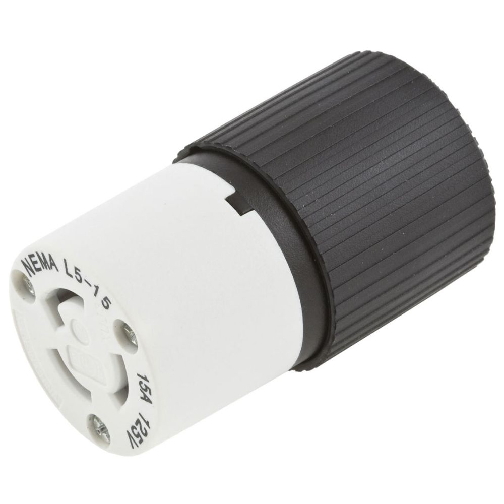 CONECTOR AEREO /TORSION 30A 125V /2 POLOS Y 3 HILOS CAT. NO. L530C
