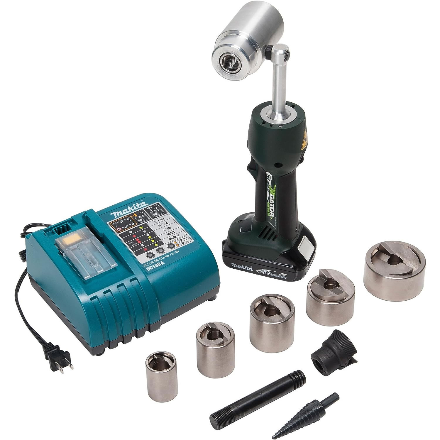 JGO. SACABOCADO GL A BATERIA 3/4" A 2" CAT. NO. LS50L11SP