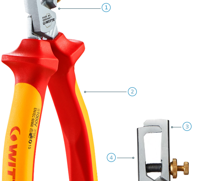 Maxx Alicate teléfono acodada 220MM Cat. 315102000