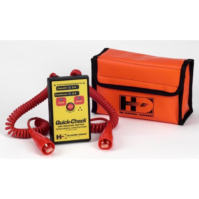 Comprobador de transformador y condensador de comprobación rápida Cat. No. QC-MAN-N