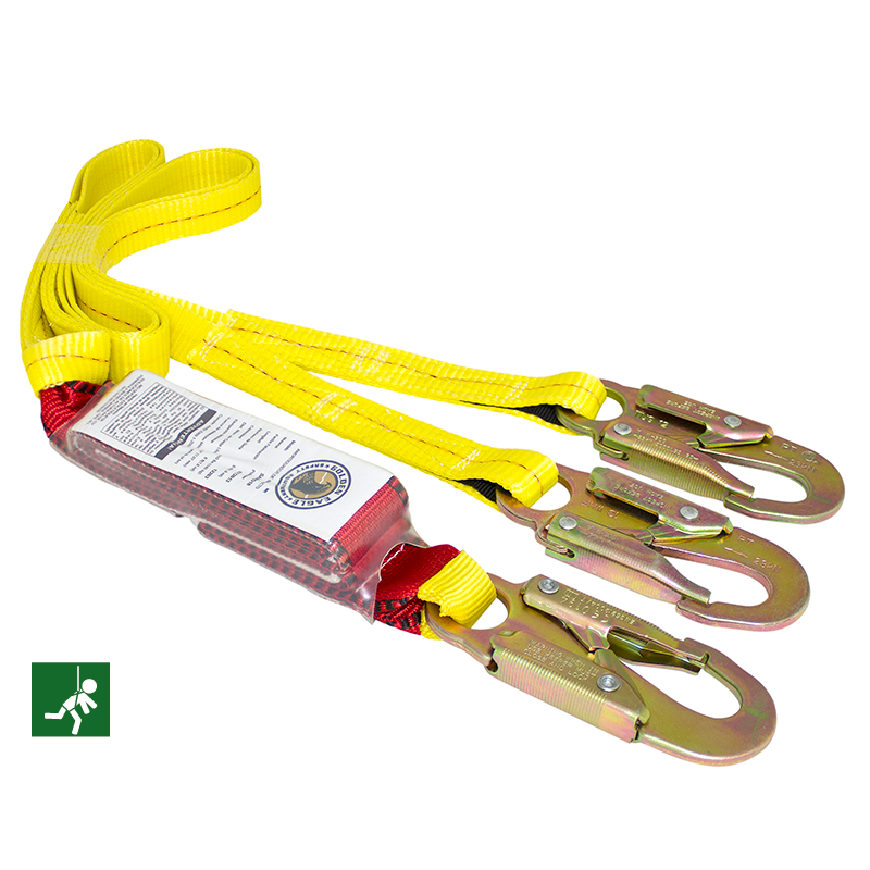 Linea de vida amortiguador doble gancho Cat. No. SAW-DG18