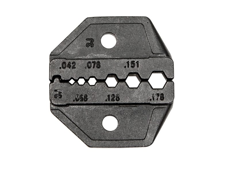 JGO /MATRICES P/RG174/179/BELDEN 8218 Y FIBRA ÓPTICA CAT. NO. VDV201-042