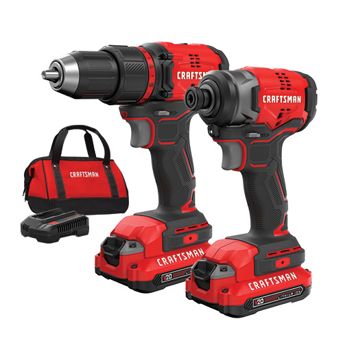 20V Max kit Taladro + impacto oxido negro Brushless Cat. No. CMCK210C2