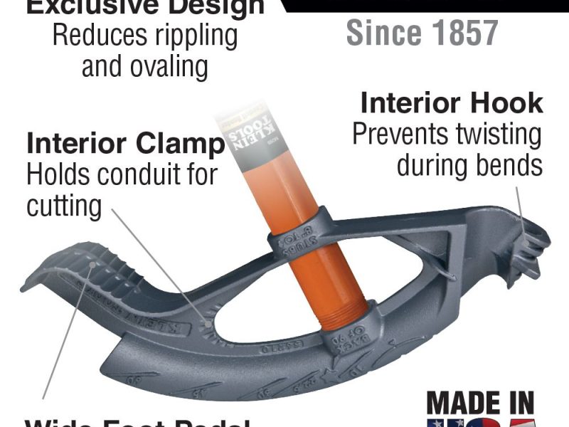 Cabezal de doblador de tubo conduit de hierro de 31,75 mm Cat. No. 56211