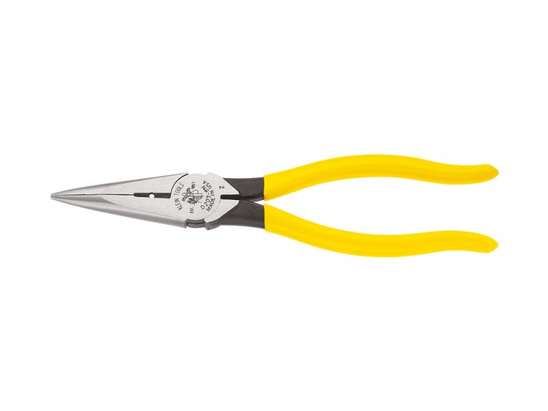 Pinzas de 214 mm de punta de corte lateral con pelacables Cat. No. D203-8N