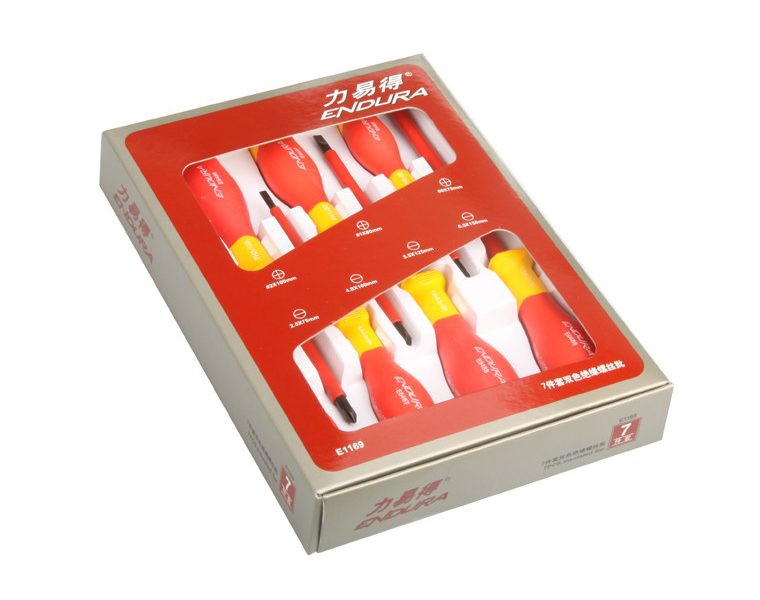 JGO DESTORNILLADORES 1000 V (7 PZS)