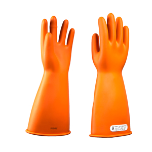 GUANTES AISLADO CLASE 1 BICOLOR(NARANJA-NEGRO)