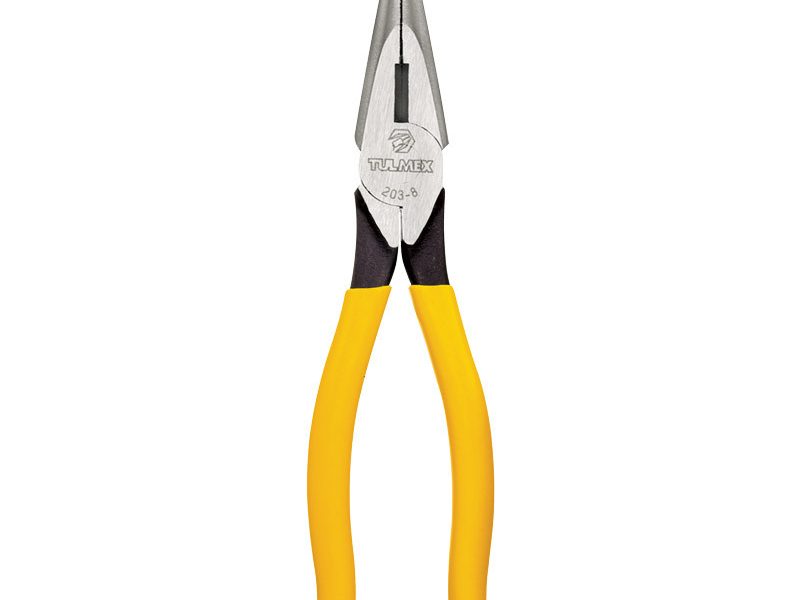 Pinza de Punta Cónica con Cortepara Trabajo Pesado - 8 Pulgadas Cat. No. D-203-8