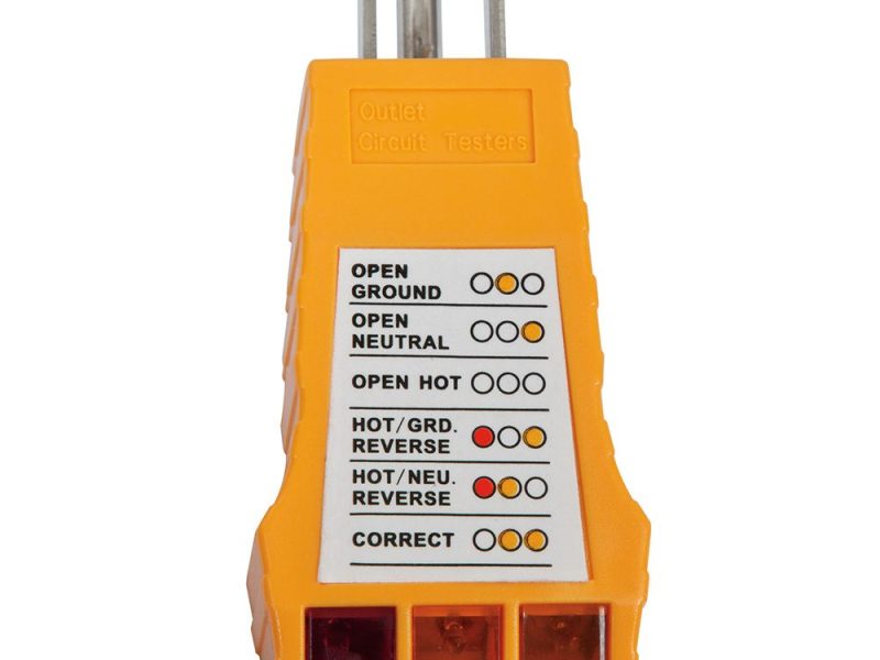 Probador de receptáculo Cat. No. RT100
