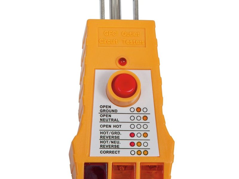 Probador de receptáculo GFCI Cat. No. RT200