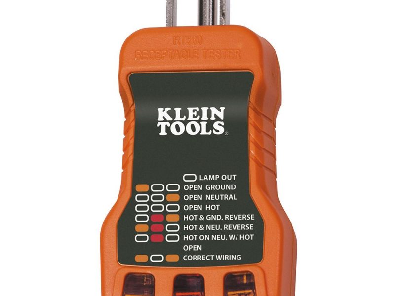 Probador de receptáculo - Hecho en los EE. UU. Cat. No. RT500