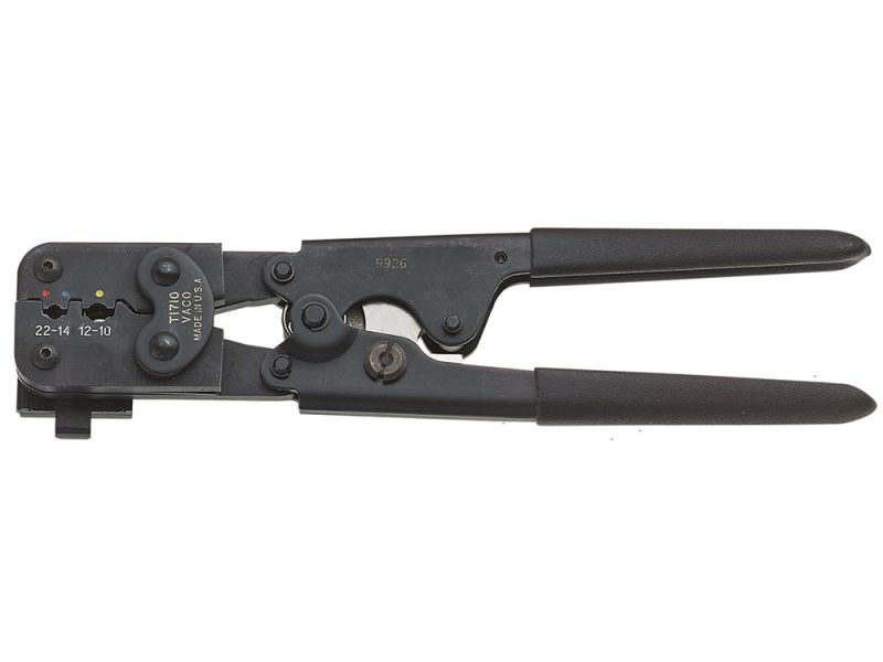 Pinza ponchadora de acción compuesta con terminales aislados Cat. No. T1710